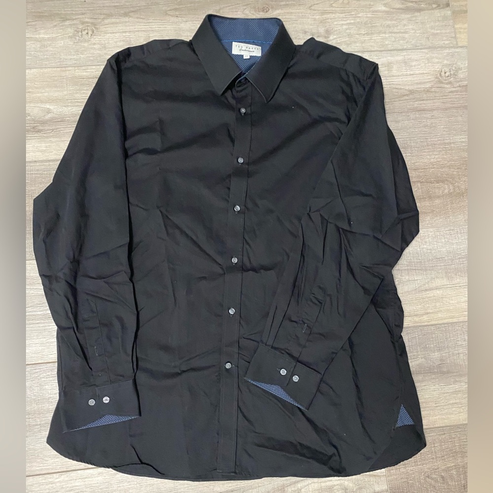 Men’s Ted Baker black dress shirt long sleeve